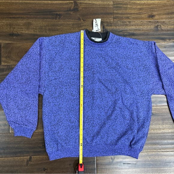 Vintage 80s 90s Interim Elephant Print Pullover Crewneck Sweatshirt XL NOS - Picture 7 of 8